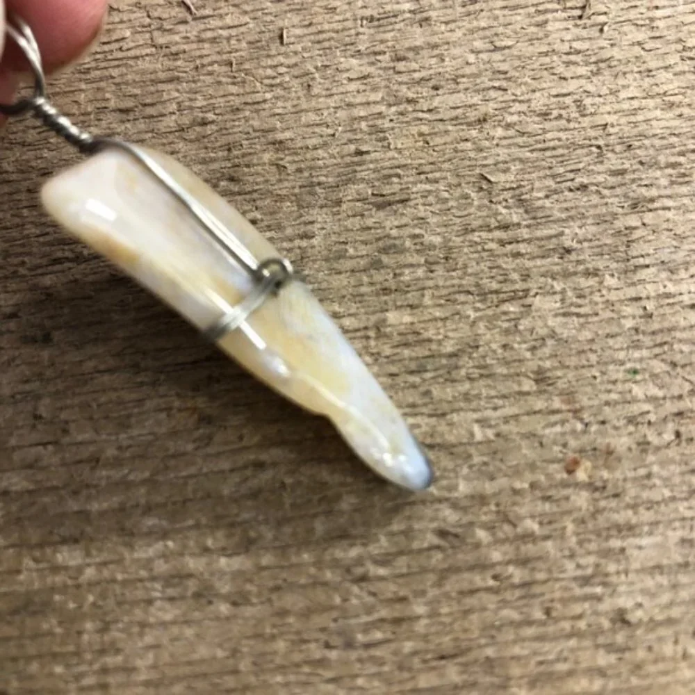 Natural Jasper Necklace Pendant